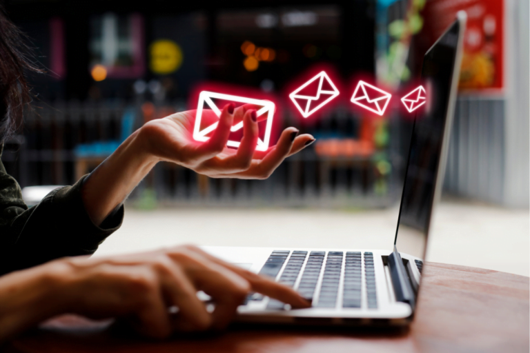opening email