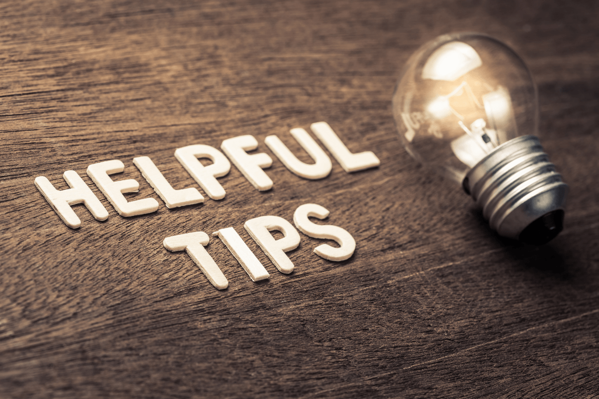 helpful tips